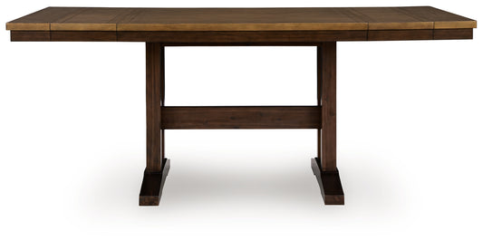 Myers Furniture Outlet - Ashley Furniture - Rylandeen Dining Room - RECT DRM Counter EXT Table - PCD651-32