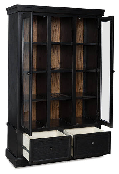 Myers Furniture Outlet - Ashley Furniture - Greddinton Curio - Curio / Black/Brown - PCD824-186