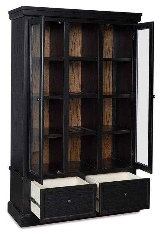 Myers Furniture Outlet - Ashley Furniture - Greddinton Curio - Curio / Black/Brown - PCD824-186