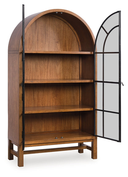 Myers Furniture Outlet - Ashley Furniture - Greddinton Display Cabinet - Display Cabinet / Brown/Black - PCD824-476