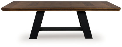Myers Furniture Outlet - Ashley Furniture - Greddinton Dining Extension Table - Dining Extension Table / Brown/Black - PCD824D11