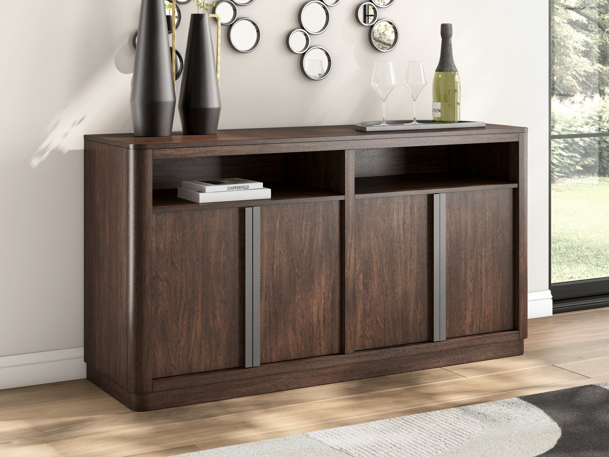 Myers Furniture Outlet - Ashley Furniture - Dilenno Dining Server - Dining Room Server / Dark Brown - PCD857-60