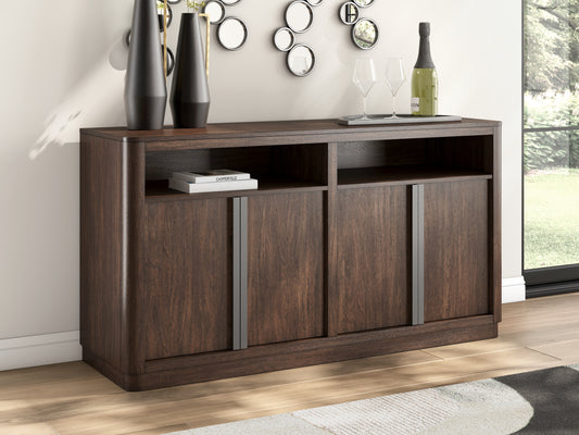 Myers Furniture Outlet - Ashley Furniture - Dilenno Dining Server - Dining Room Server / Dark Brown - PCD857-60