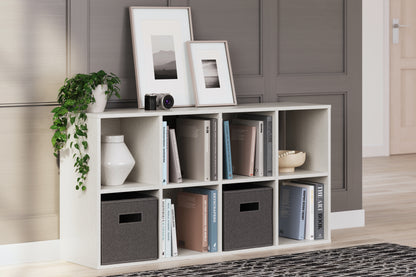 Myers Furniture Outlet - Ashley Furniture - Aprilyn Eight Cube Organizer - Eight Cube Organizer / White - EA1024-4X2