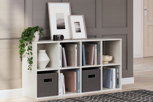Myers Furniture Outlet - Ashley Furniture - Aprilyn Eight Cube Organizer - Eight Cube Organizer / White - EA1024-4X2