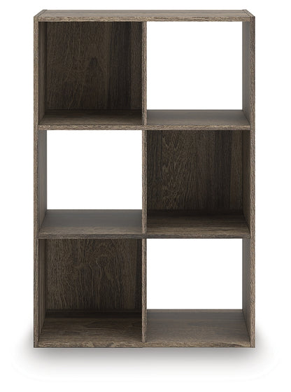 Myers Furniture Outlet - Ashley Furniture - Shallifer Six Cube Organizer - Six Cube Organizer / Brown - EA1104-3X2