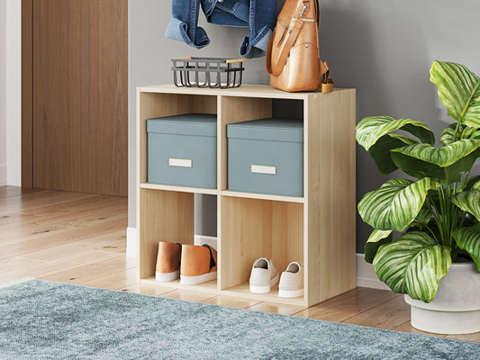 Myers Furniture Outlet - Ashley Furniture - Piperton Four Cube Organizer - Four Cube Organizer / Charcoal - EA5514-2X2
