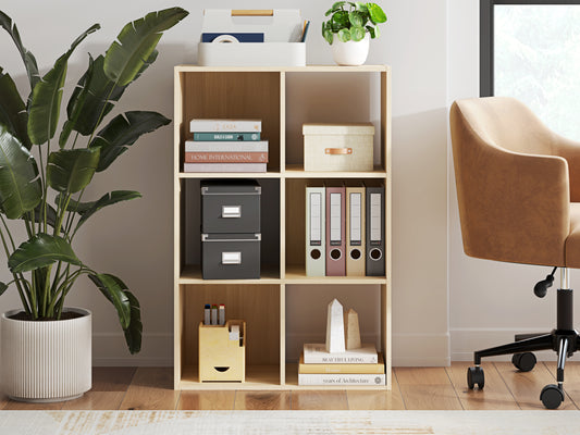 Myers Furniture Outlet - Ashley Furniture - Piperton Six Cube Organizer - Six Cube Organizer / Charcoal - EA5514-3X2