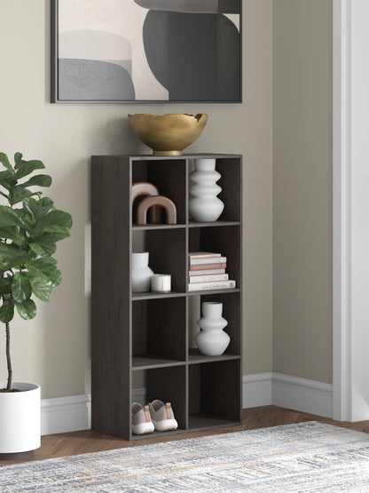 Myers Furniture Outlet - Ashley Furniture - Piperton Eight Cube Organizer - Eight Cube Organizer / Charcoal - EA5514-4X2