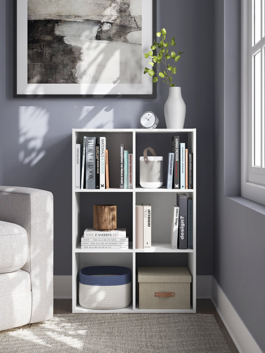 Myers Furniture Outlet - Ashley Furniture - Onita Six Cube Organizer - Six Cube Organizer / White - EA9630-3X2