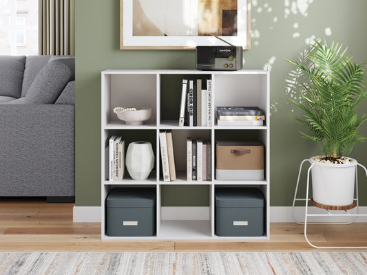 Myers Furniture Outlet - Ashley Furniture - Onita Nine Cube Organizer - Nine Cube Organizer / White - EA9630-3X3