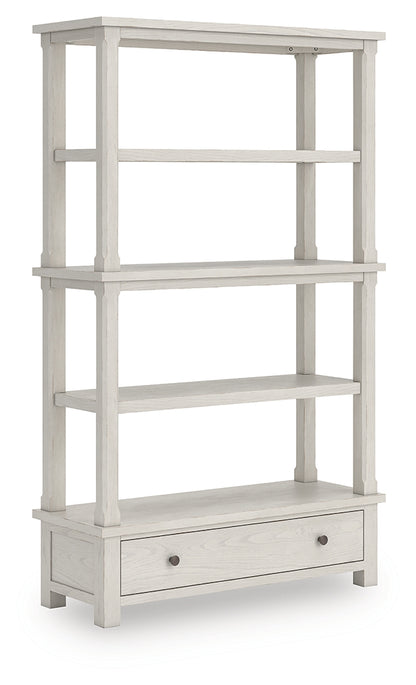 Myers Furniture Outlet - Ashley Furniture - Robbinsdale Bookcase - Bookcase / Antique White - H742-70