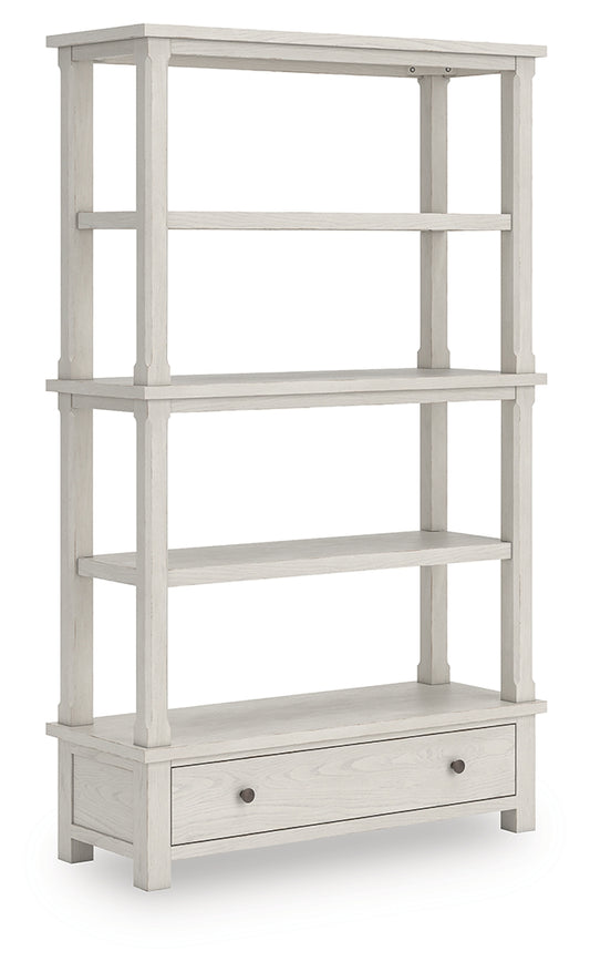 Myers Furniture Outlet - Ashley Furniture - Robbinsdale Bookcase - Bookcase / Antique White - H742-70
