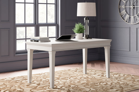 Myers Furniture Outlet - Ashley Furniture - Kanwyn Office Desk - Home Office Desk / Whitewash - H777-44
