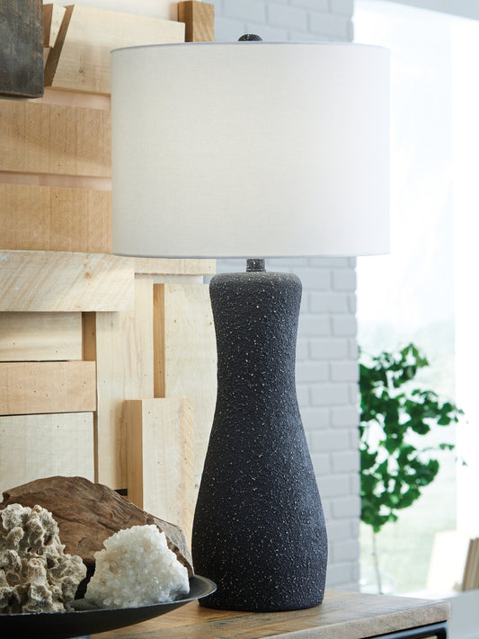 Myers Furniture Outlet - Ashley Furniture - Maykins Lighting - Metal Table Lamp (1/CN) / Black - L207634