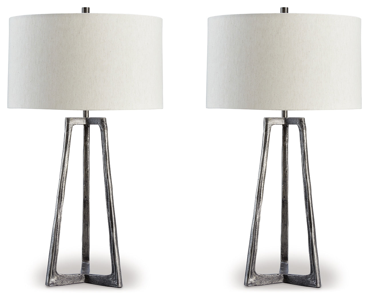 Myers Furniture Outlet - Ashley Furniture - Ryandale Lighting - Table Lamp (Set of 2) / Antique Pewter Finish - L208334X2