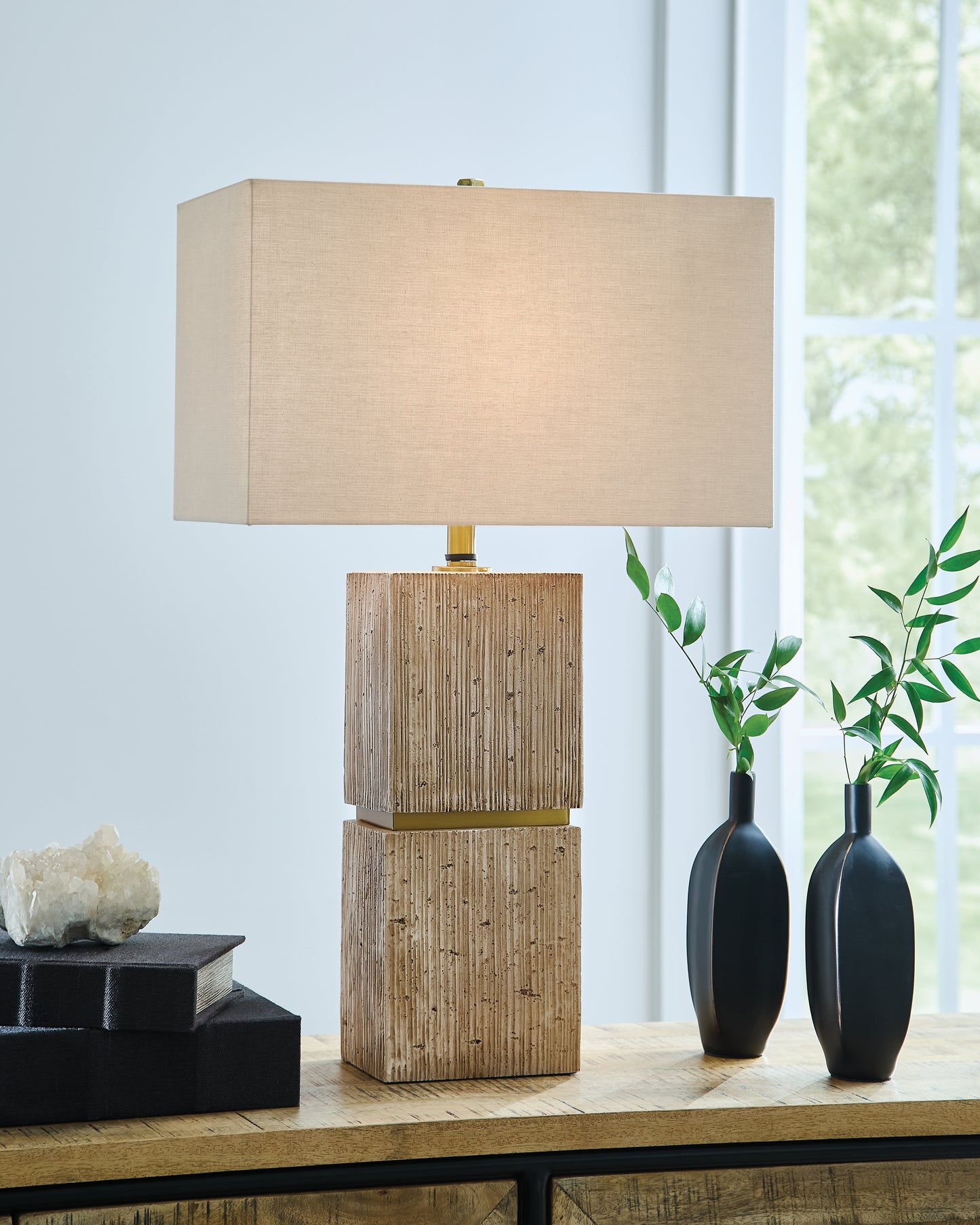 Myers Furniture Outlet - Ashley Furniture - Laddner Lighting - Poly Table Lamp (1/CN) - L236054