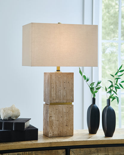 Myers Furniture Outlet - Ashley Furniture - Laddner Lighting - Poly Table Lamp (1/CN) - L236054