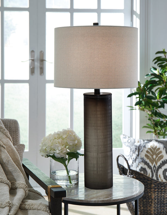 Myers Furniture Outlet - Ashley Furniture - Dingerly Lighting - Table Lamp (Set of 2) / Brown - L430824X2