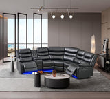 3 PC Reclining Sectional W/ Speakers