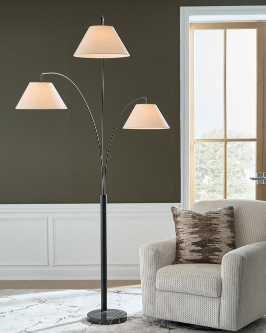 Myers Furniture Outlet - Ashley Furniture - Gibbswellner Lighting - Metal Arc Lamp (1/CN) - L725159