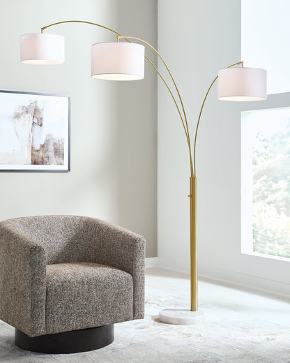 Myers Furniture Outlet - Ashley Furniture - Valo Lighting - Metal Arc Lamp (1/CN) - L725169