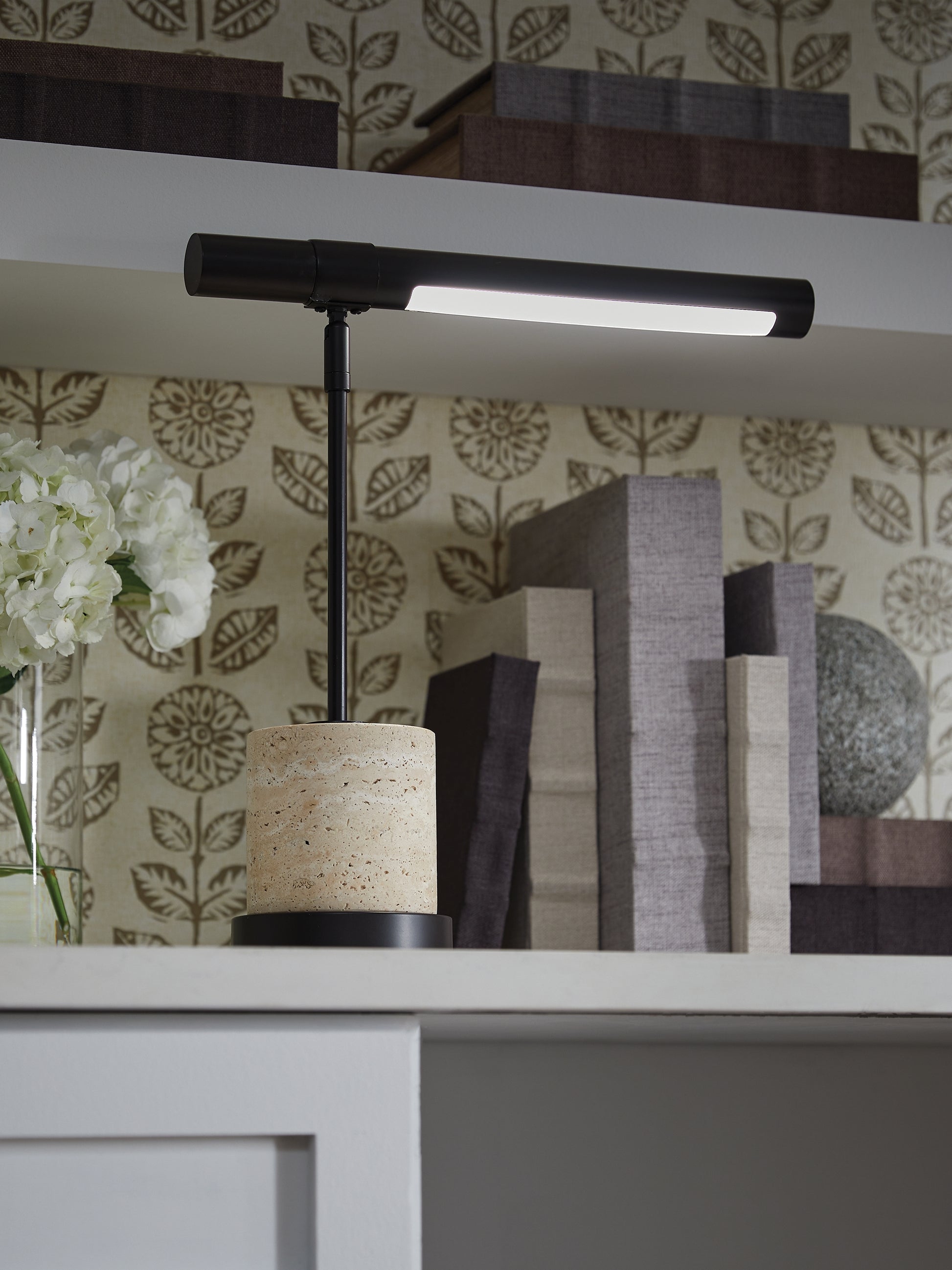 Myers Furniture Outlet - Ashley Furniture - Vinmour Lighting - Metal Desk Lamp (1/CN) / Brown/Beige - L734402