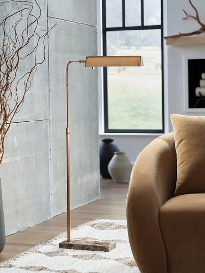 Myers Furniture Outlet - Ashley Furniture - Yafe Lighting - Metal Floor Lamp (1/CN) / Bronze Finish - L734411