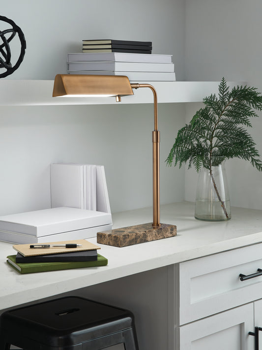 Myers Furniture Outlet - Ashley Furniture - Yafe Lighting - Metal Desk Lamp (1/CN) - L734412