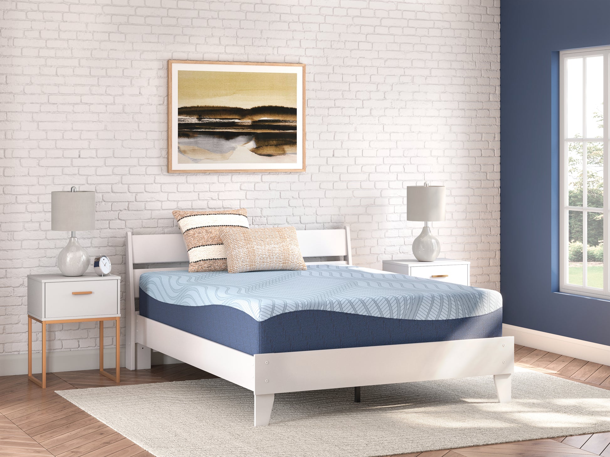 Myers Furniture Outlet - Ashley Furniture - Peak 2.0 12 Memory Foam Mattresses - Twin / White - M20611