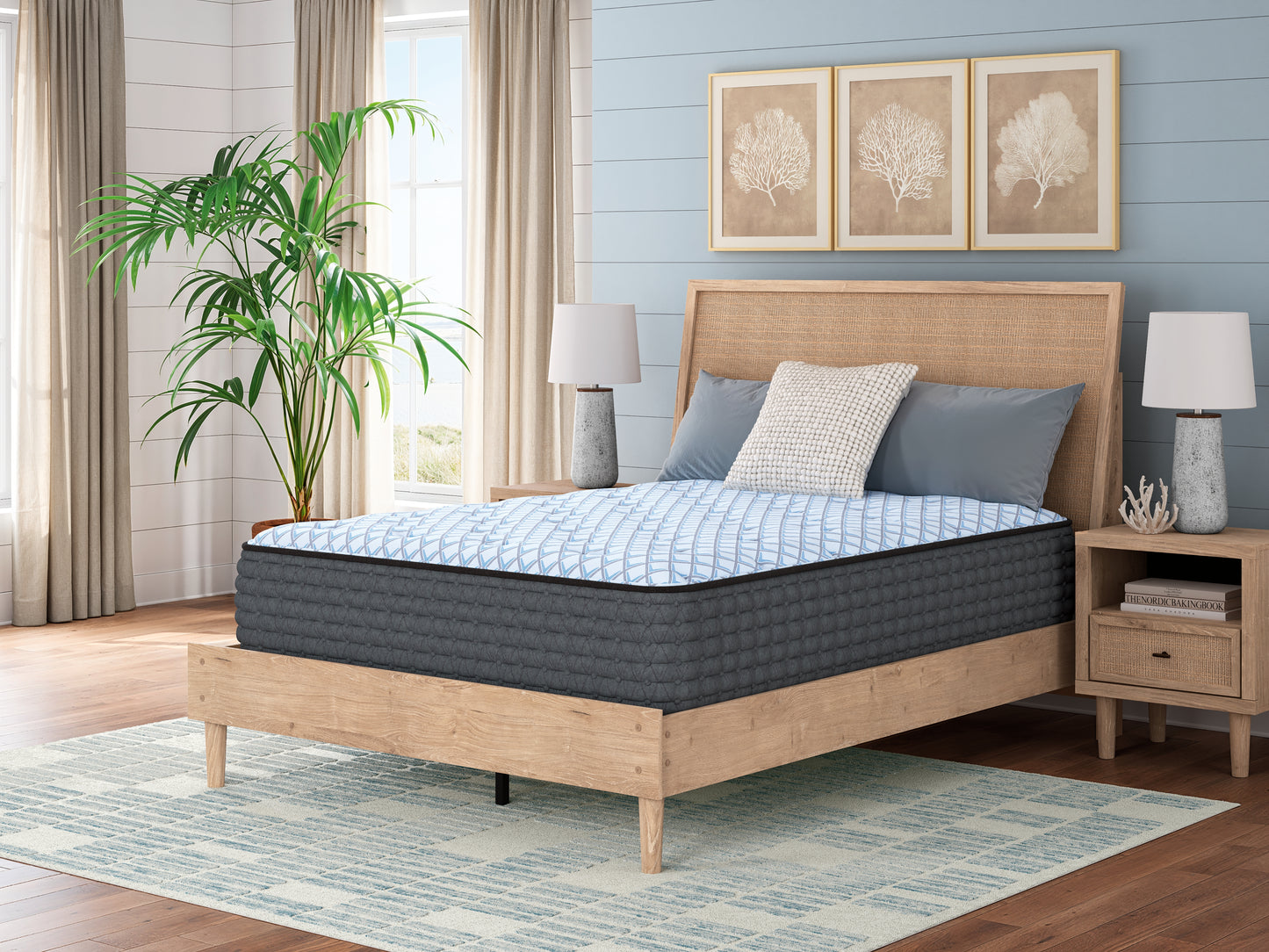 Myers Furniture Outlet - Ashley Furniture - Destin Cove Plush Mattresses - King / Blue - M33141