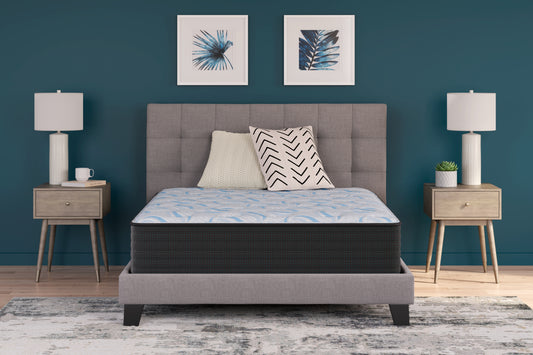 Myers Furniture Outlet - Ashley Furniture - Elite Springs Firm Mattresses - Twin / Gray/Blue - M40511
