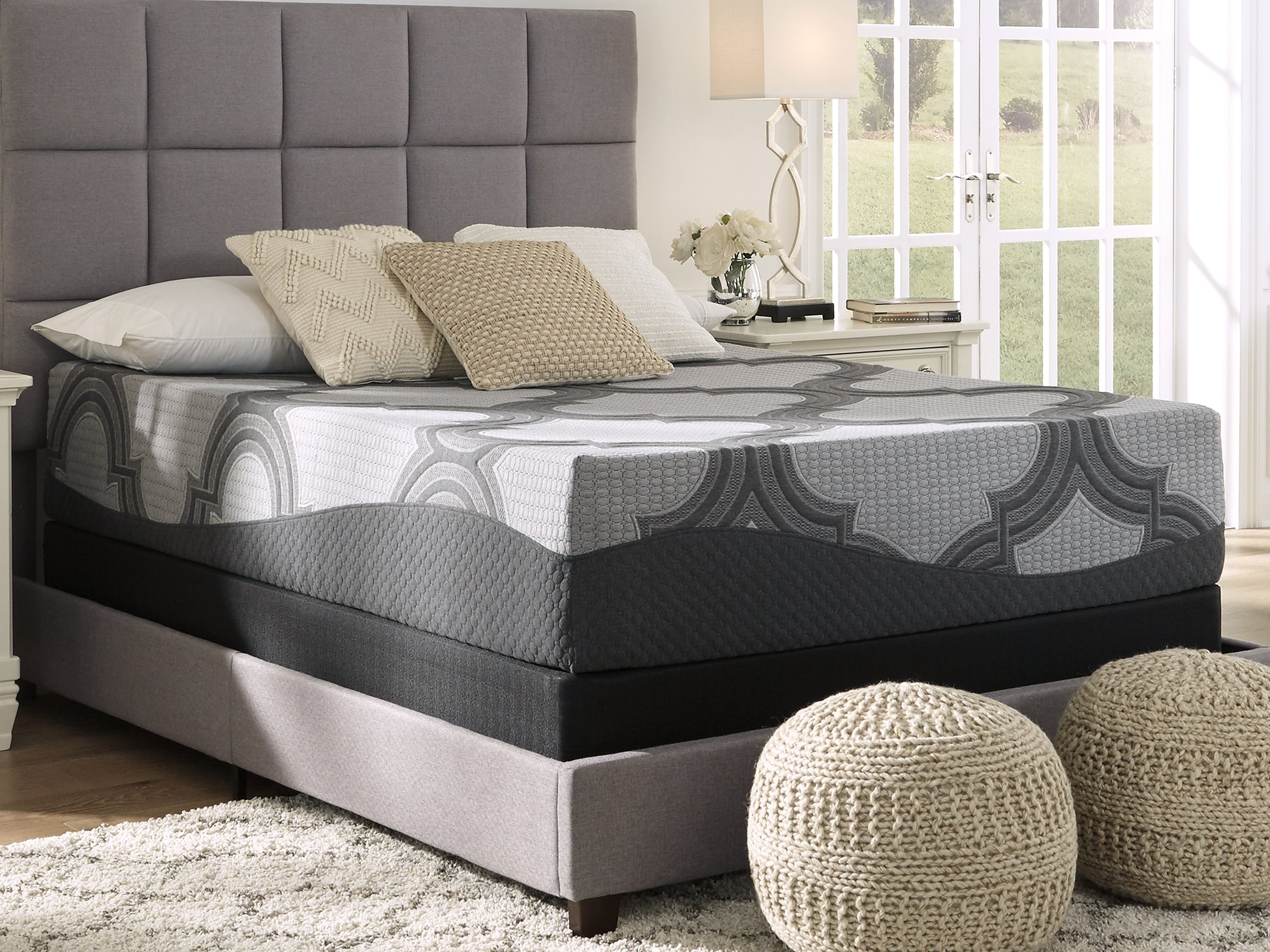 Myers Furniture Outlet - Ashley Furniture - 1100 Series Mattresses - Full / Gray - M52621