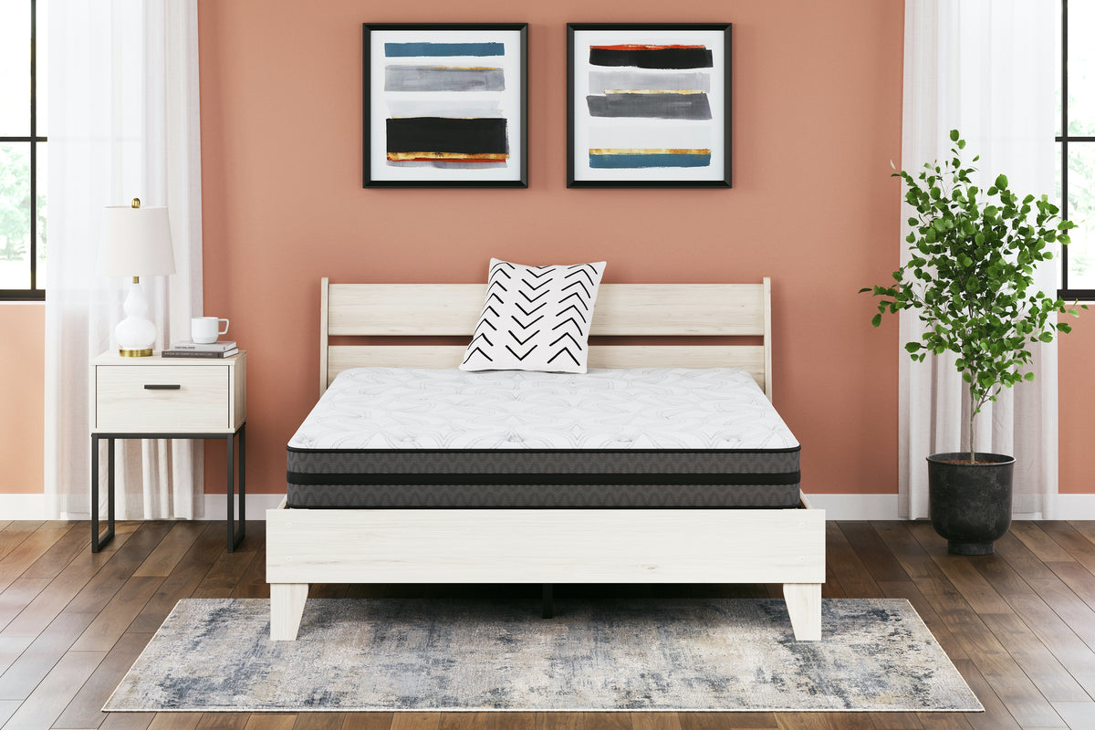Myers Furniture Outlet - Ashley Furniture - 10 Inch Pocketed Hybrid Mattresses - Twin / White - M58911
