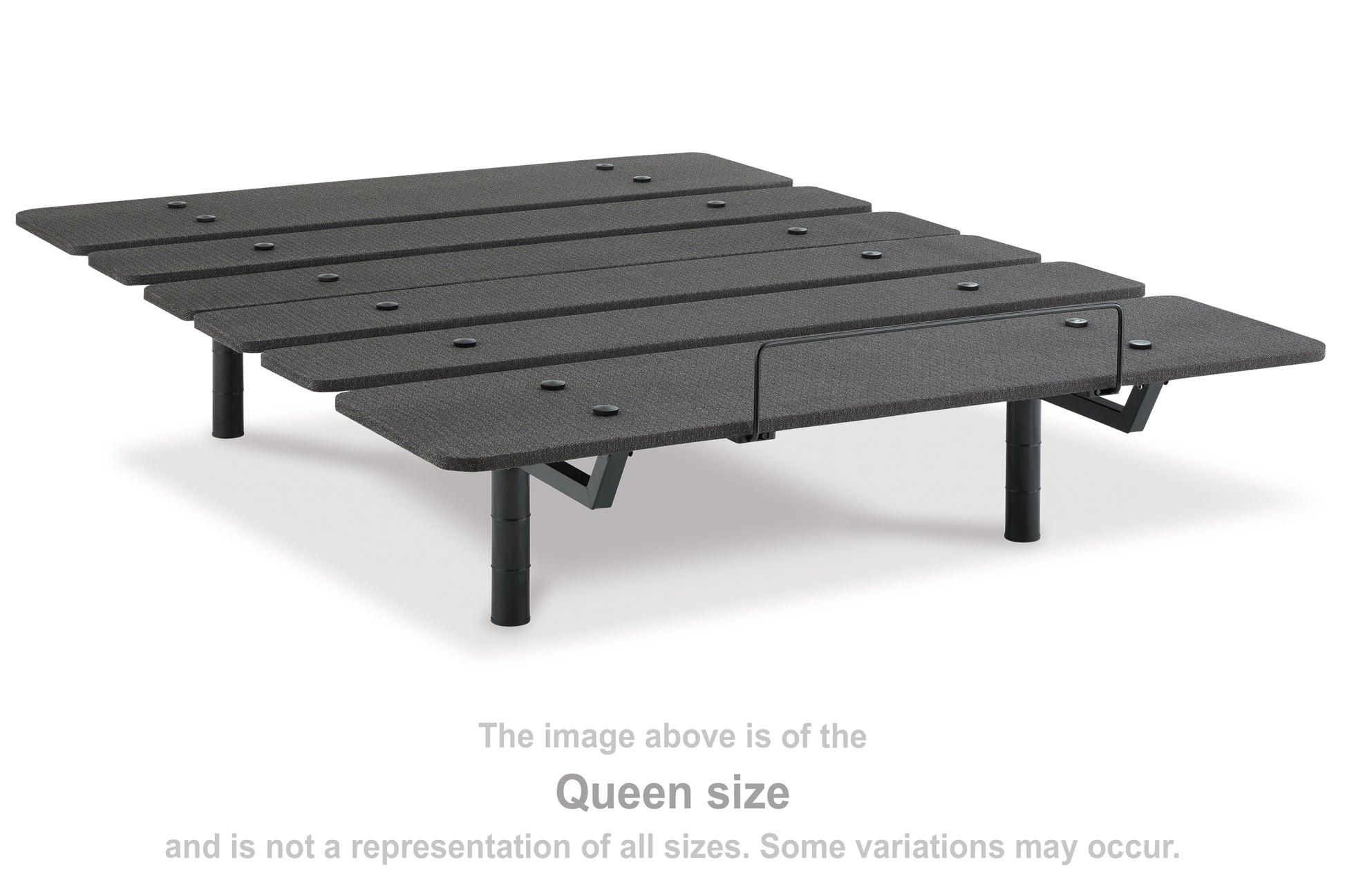 Myers Furniture Outlet - Ashley Furniture - Cosmic Power Base California King Adjustable Base - Cal King Adjustable Base / Black - M8X252