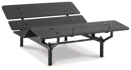 Myers Furniture Outlet - Ashley Furniture - Cosmic Power Base Queen Adjustable Base - Queen Adjustable Base / Black - M8X232