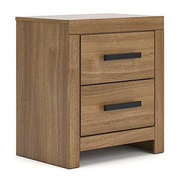 Myers Furniture Outlet - Ashley Furniture - Broachmyn Bedroom - Two Drawer Night Stand / Auburn - PCB1116-92