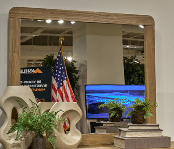 Myers Furniture Outlet - Ashley Furniture - Gramburg Bedroom - Bedroom Mirror / Warm Natural Brown - PCB1121-36