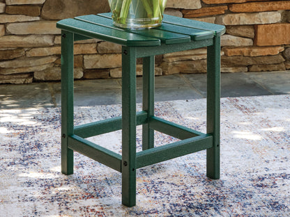 Myers Furniture Outlet - Ashley Furniture - Sundown Shores Outdoor - Rectangular End Table / Green - PCP007-703
