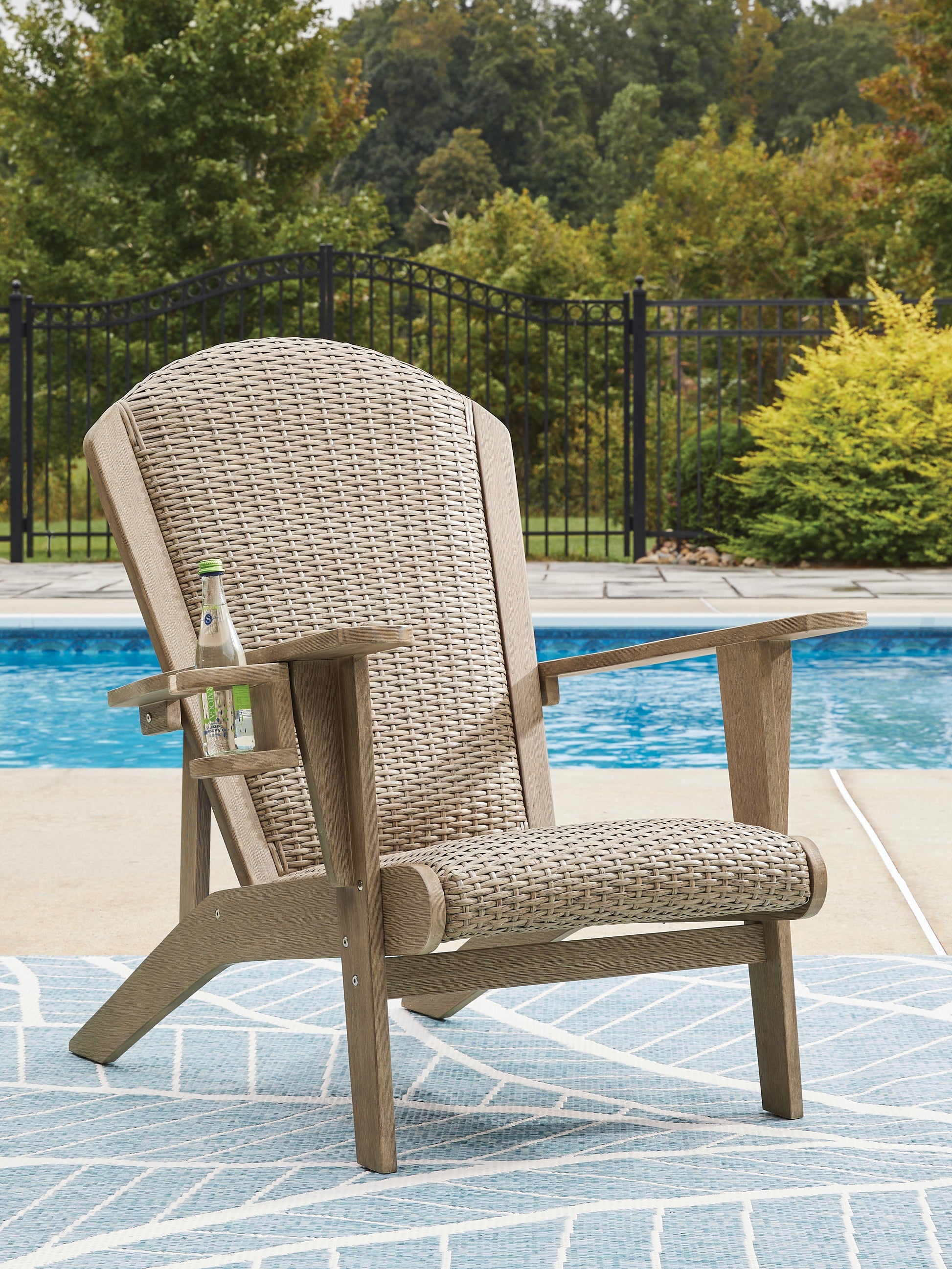 Myers Furniture Outlet - Ashley Furniture - Marina Sun Outdoor - Adirondack Chair / Beige - PCP204-898