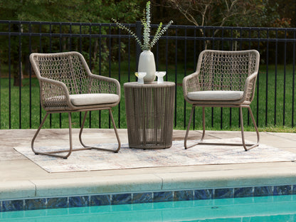 Myers Furniture Outlet - Ashley Furniture - Majors Beach Outdoor - Chairs w/CUSH/Table Set (3/CN) - PCP321-050