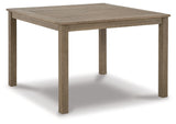 Square Dining Table w/UMB OPT