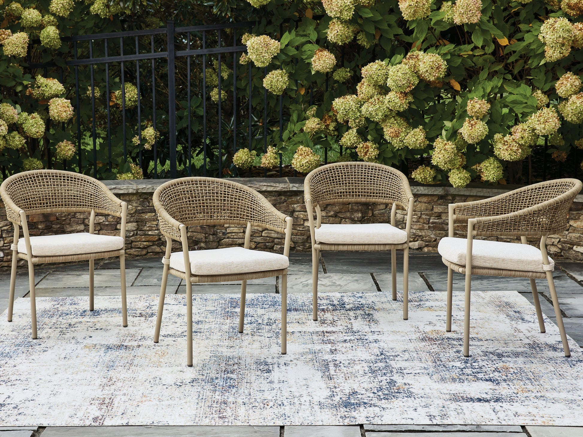 Myers Furniture Outlet - Ashley Furniture - Orchard Beach Outdoor - Arm Chair With Cushion (4/CN) - PCP373-601A