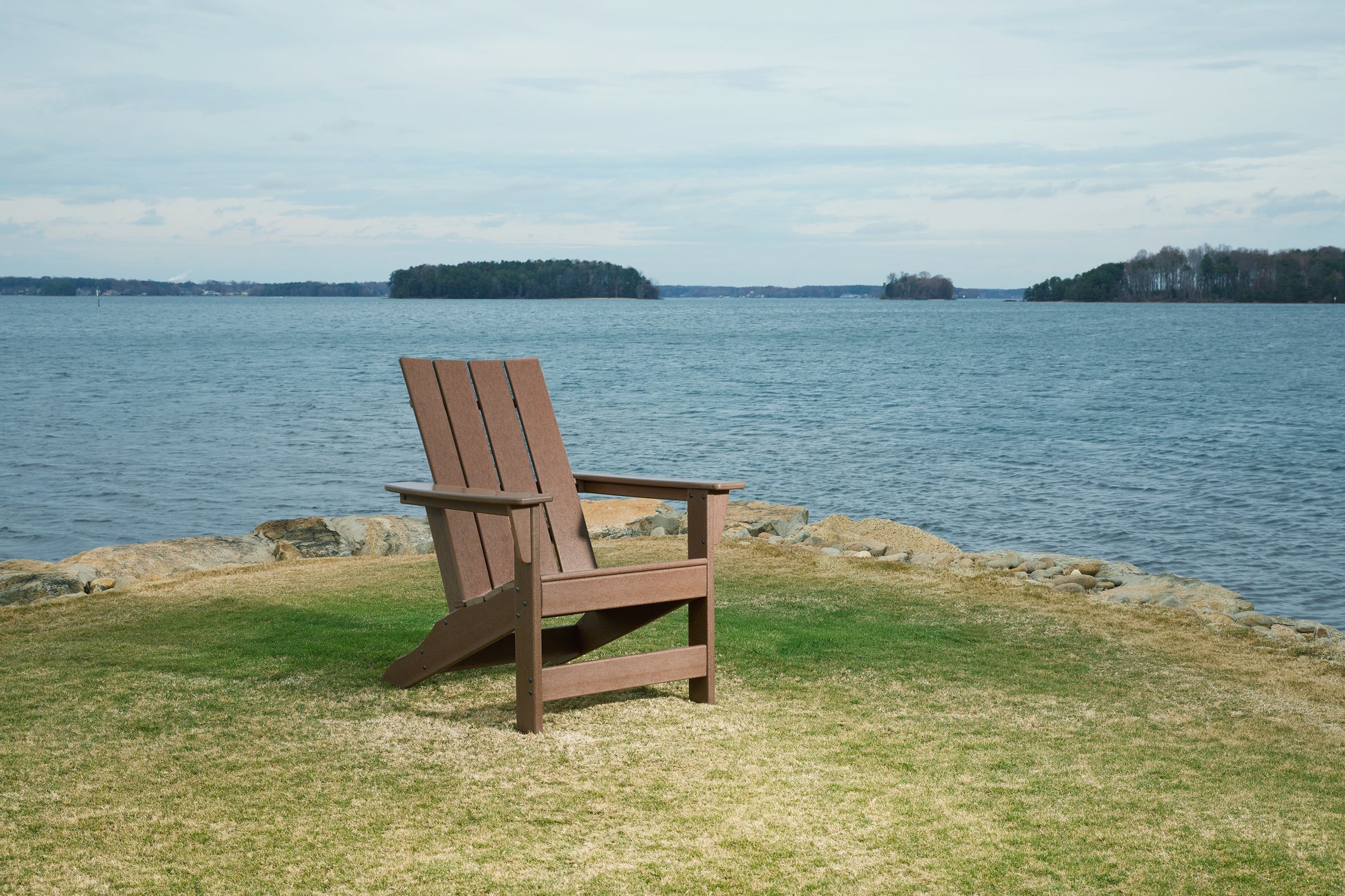 Myers Furniture Outlet - Ashley Furniture - Emmeline Outdoor - Adirondack Chair / Brown - P420-898