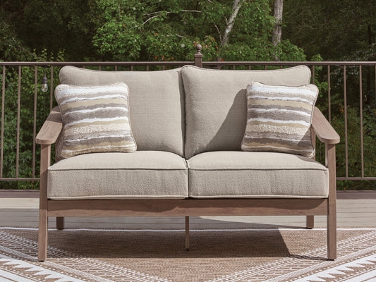 Myers Furniture Outlet - Ashley Furniture - Harmony Headlands Outdoor - Loveseat w/Cushion - PCP428-835