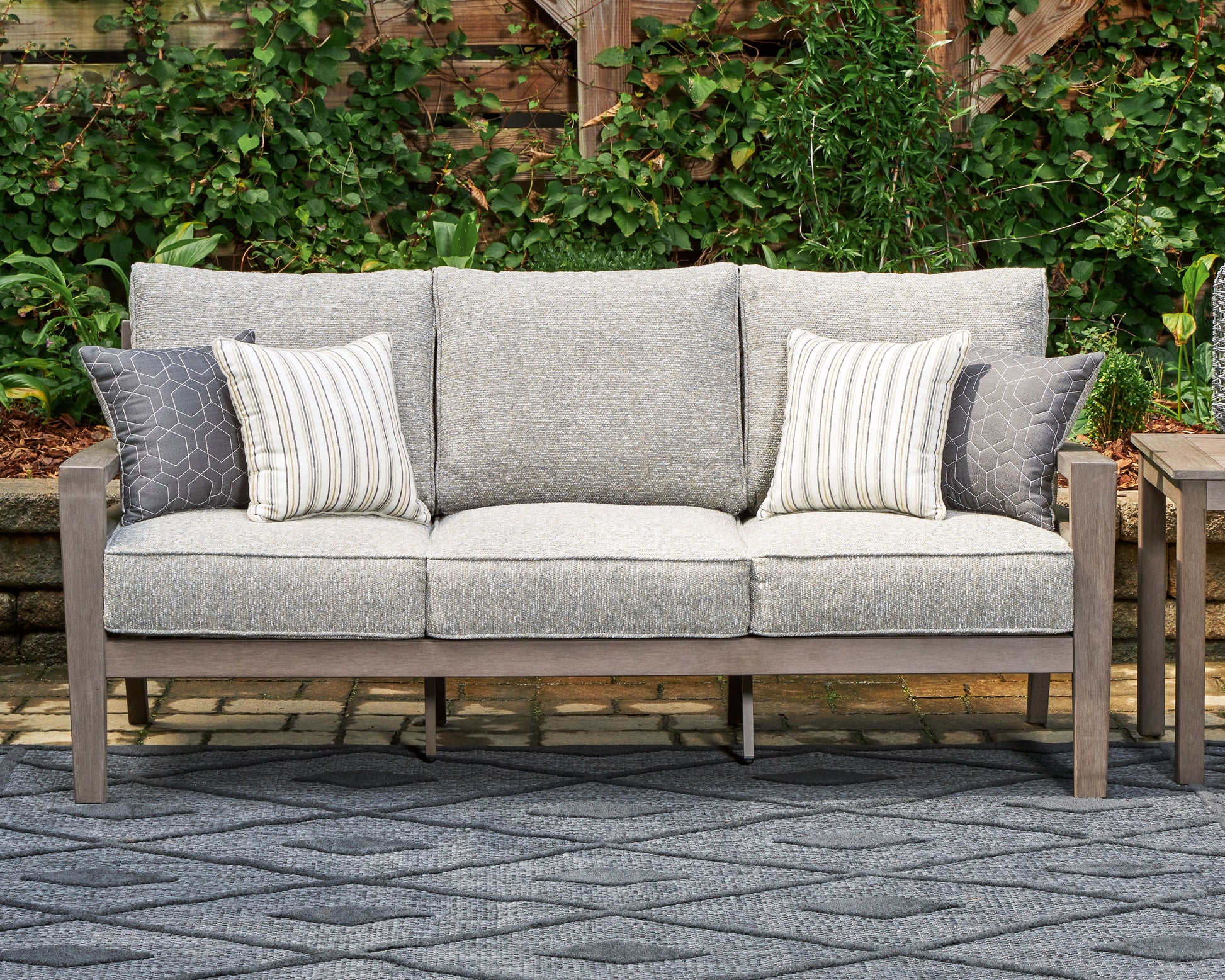 Myers Furniture Outlet - Ashley Furniture - Hillside Barn Outdoor - Rectangular Cocktail Table / Brown - P564-701