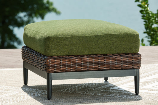 Myers Furniture Outlet - Ashley Furniture - Horizon Hall Outdoor - Round End Table / Two-tone Brown - P572-706