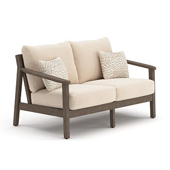 Myers Furniture Outlet - Ashley Furniture - Adams Lane Outdoor - Loveseat w/Cushion - PCP602-835