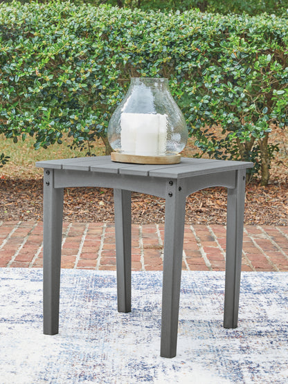 Myers Furniture Outlet - Ashley Furniture - Cove Beach Outdoor - Square End Table / Gray - PCP803-702