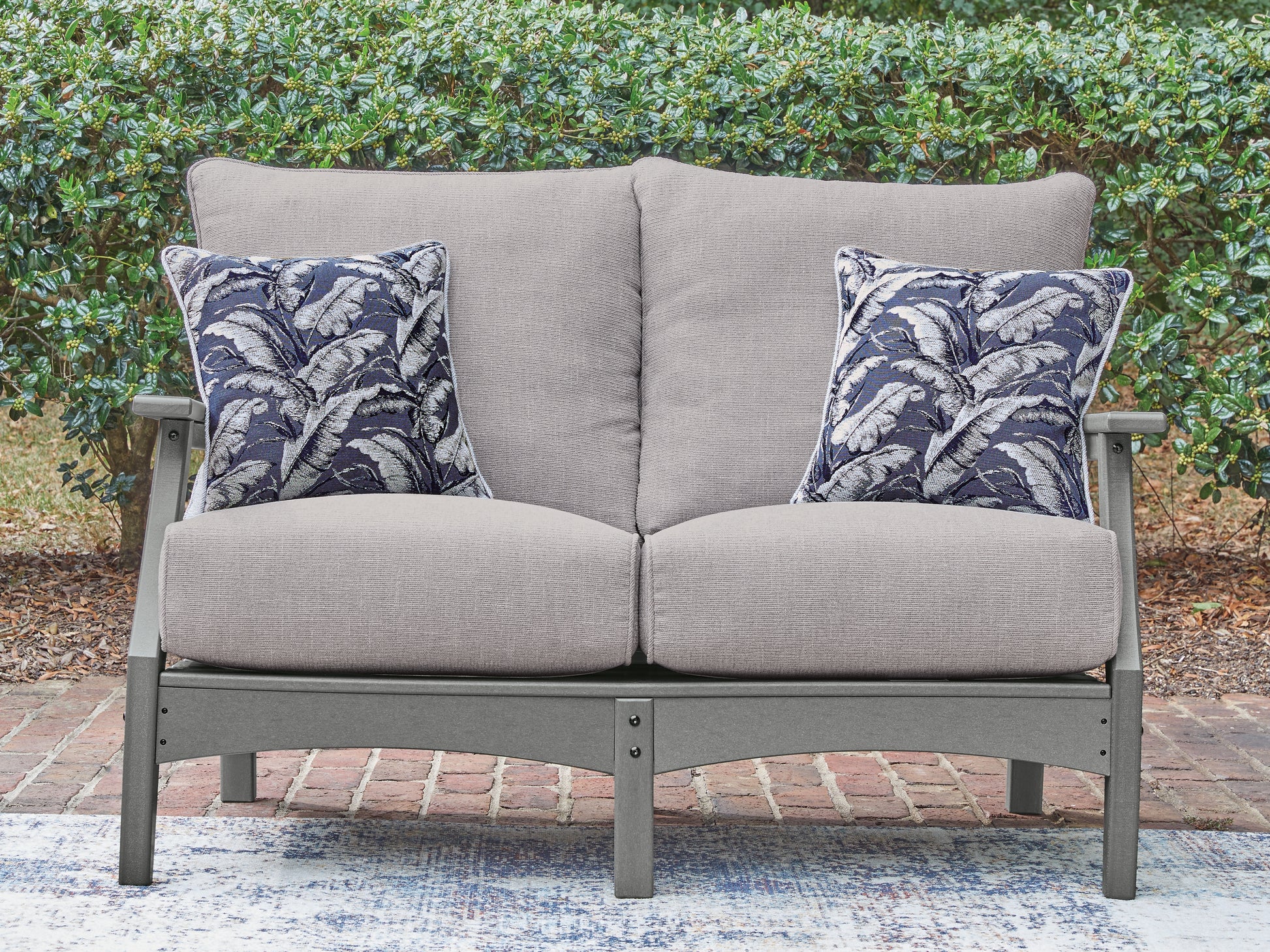 Myers Furniture Outlet - Ashley Furniture - Cove Beach Outdoor - Loveseat w/Cushion - PCP803-835